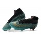 Chaussures Ronaldo Nike Mercurial Superfly 360 VI Elite DF FG Bleu Or