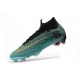 Chaussures Ronaldo Nike Mercurial Superfly 360 VI Elite DF FG Bleu Or