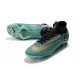 Chaussures Ronaldo Nike Mercurial Superfly 360 VI Elite DF FG Bleu Or