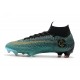 Chaussures Ronaldo Nike Mercurial Superfly 360 VI Elite DF FG Bleu Or