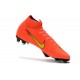 Nike Crampons Mercurial Superfly 6 Elite DF Orange Jaune