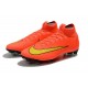Nike Crampons Mercurial Superfly 6 Elite DF Orange Jaune
