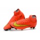 Nike Crampons Mercurial Superfly 6 Elite DF Orange Jaune