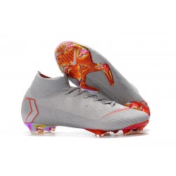 Nike Crampons Mercurial Superfly 6 Elite DF Gris Orange