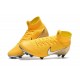 Nike Crampons Mercurial Superfly 6 Elite DF Jaune Blanc