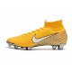 Nike Crampons Mercurial Superfly 6 Elite DF Jaune Blanc