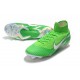 Nike Crampons Mercurial Superfly 6 Elite DF Vert Argent