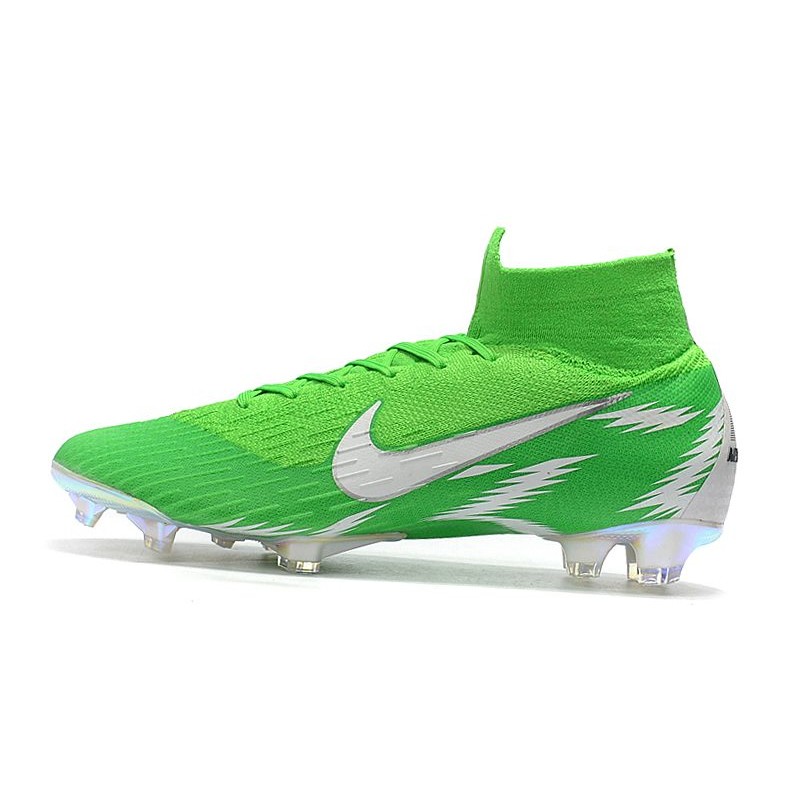 crampon nike vert fluo