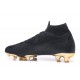 Nike Crampons Mercurial Superfly 6 Elite FG Noir Or