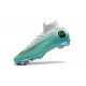 Ronaldo Nike Mercurial Superfly VI Elite FG CR7 Blanc Bleu