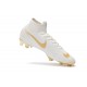 Nike Mercurial Superfly VI Elite FG Nouveau Chaussure Blanc Or