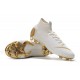 Nike Mercurial Superfly VI Elite FG Nouveau Chaussure Blanc Or