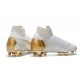 Nike Mercurial Superfly VI Elite FG Nouveau Chaussure Blanc Or