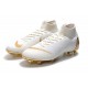 Nike Mercurial Superfly VI Elite FG Nouveau Chaussure Blanc Or