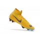 Nike Mercurial Superfly VI Elite FG Nouveau Chaussure Jaune Bleu