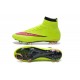 Crampons de Football Nike Mercurial Superfly FG ACC Jaune Rose