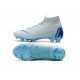 Nike Mercurial Superfly VI Elite FG Nouveau Chaussure Bleu Blanc