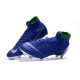 Nike Mercurial Superfly VI Elite FG Nouveau Chaussure Bleu Argent