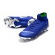 Nike Mercurial Superfly VI Elite FG Nouveau Chaussure Bleu Argent