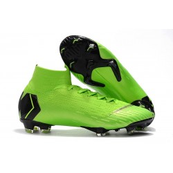 Nike Mercurial Superfly VI Elite FG Nouveau Chaussure Vert Noir