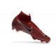 Nike Mercurial Superfly VI Elite FG Nouveau Chaussure Rouge Noir