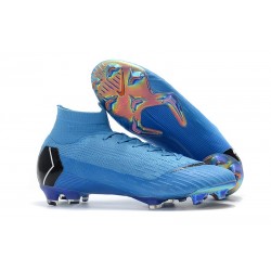 Nike Nouvelles Crampon Mercurial Superfly 360 Elite FG Bleu Noir