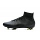 Nouvelle Ronaldo Chaussure Foot Nike Mercurial Superfly FG Tout Noir