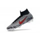 Neymar Nike Nouvelles Crampon Mercurial Superfly 360 Elite FG Noir Blanc Rouge