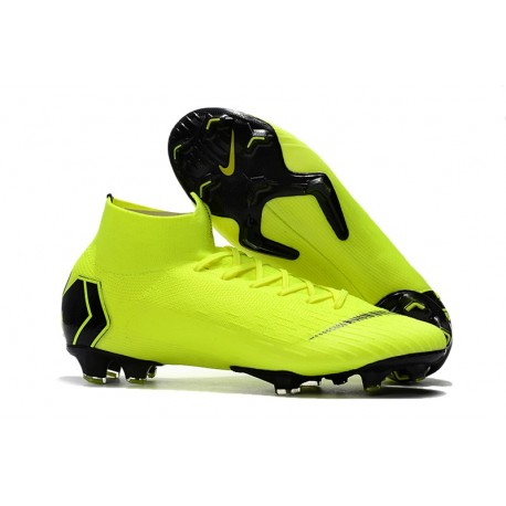 Nike Nouvelles Crampon Mercurial Superfly 360 Elite FG Volt Noir
