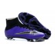Nike Crampon Moulé Nouveaux Mercurial Superfly Iv FG Violet Noir