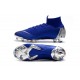 Chaussure Football Nike Mercurial Superfly 6 Elite FG Bleu Argent