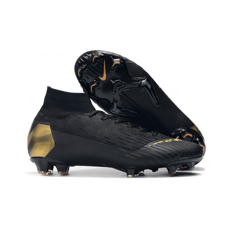 Chaussure Football Nike Mercurial Superfly 6 Elite FG Black Lux