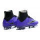 Nike Crampon Moulé Nouveaux Mercurial Superfly Iv FG Violet Noir