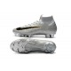 Chaussure Football Nike Mercurial Superfly 6 Elite FG Argent Noir