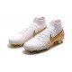 Nike Mercurial Superfly 6 Elite FG Crampon de Foot Blanc Or