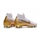 Nike Mercurial Superfly 6 Elite FG Crampon de Foot Blanc Or