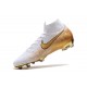Nike Mercurial Superfly 6 Elite FG Crampon de Foot Blanc Or