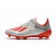 Chaussure de football à crampon adidas X 19.1 FG Argent Rouge