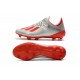 Chaussure de football à crampon adidas X 19.1 FG Argent Rouge