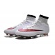 Chausssures Neuf 2015-2016 Nike Mercurial Superfly 4 FG Blanc Rouge