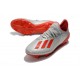 Chaussure de football à crampon adidas X 19.1 FG Argent Rouge