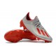 Chaussure de football à crampon adidas X 19.1 FG Argent Rouge