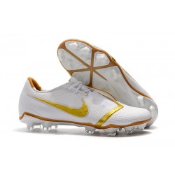 Nike Phantom Venom Elite FG Neuf Crampons Blanc Or