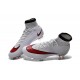 Chausssures Neuf 2015-2016 Nike Mercurial Superfly 4 FG Blanc Rouge