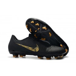 Nike Phantom Venom Elite FG Neuf Crampons Noir Or