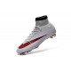 Chausssures Neuf 2015-2016 Nike Mercurial Superfly 4 FG Blanc Rouge