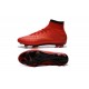 Chaussure Crampons Moulés Nike Mercurial Superfly Iv FG CR7 Rouge Or