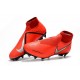 Chaussures Nike Phantom Vision Elite Dynamic Fit FG Rouge Argent