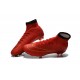 Chaussure Crampons Moulés Nike Mercurial Superfly Iv FG CR7 Rouge Or