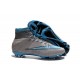 Chausssures Neuf 2015-2016 Nike Mercurial Superfly 4 FG Gris Bleu